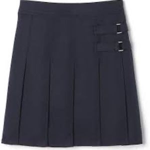 French Toast Girls' Two-Tab Pleated Scooter Skirt